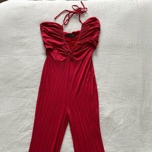 House of Harlow 1960 Red Jumpsuit